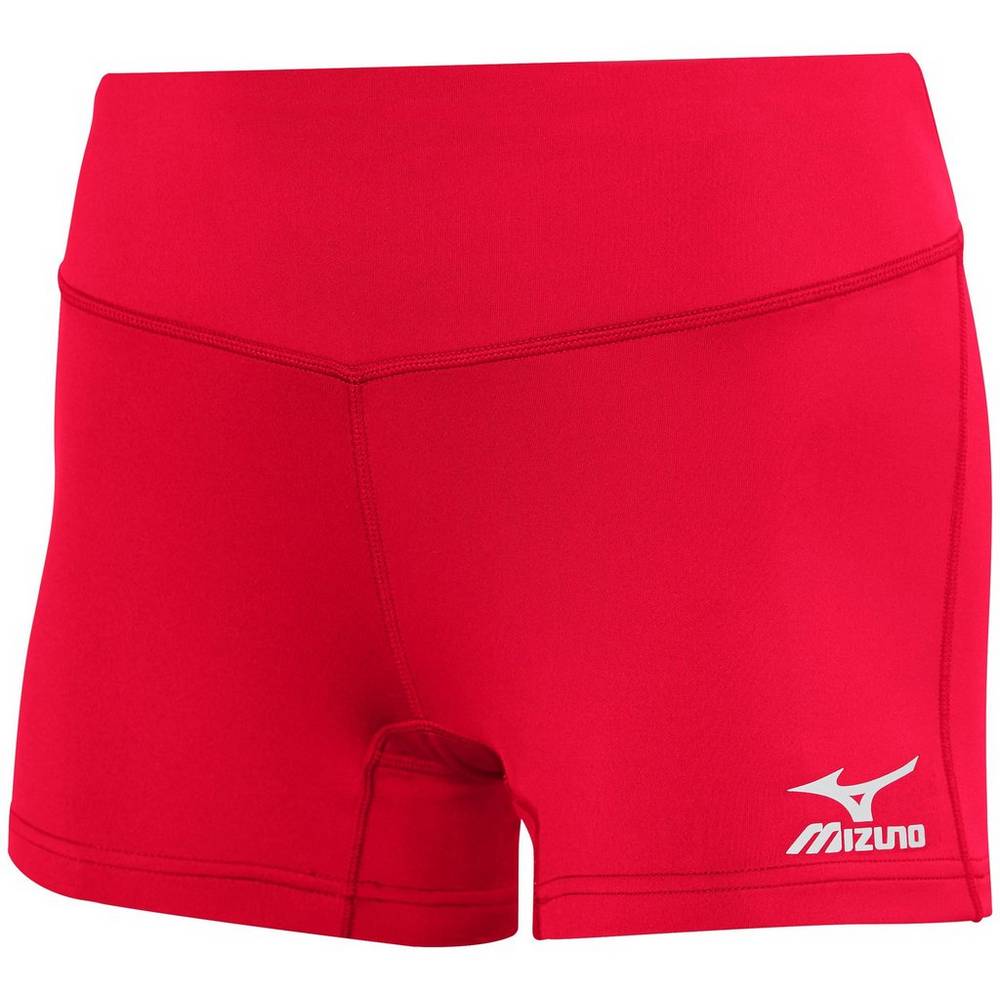 Pantalones Cortos Mizuno Victory 3.5" Inseam Mujer Rojas Outlet OBTZ-03472